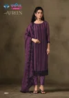 Afreen By Vipul Crinkle Chiffon Beads Designer Salwar Suits
